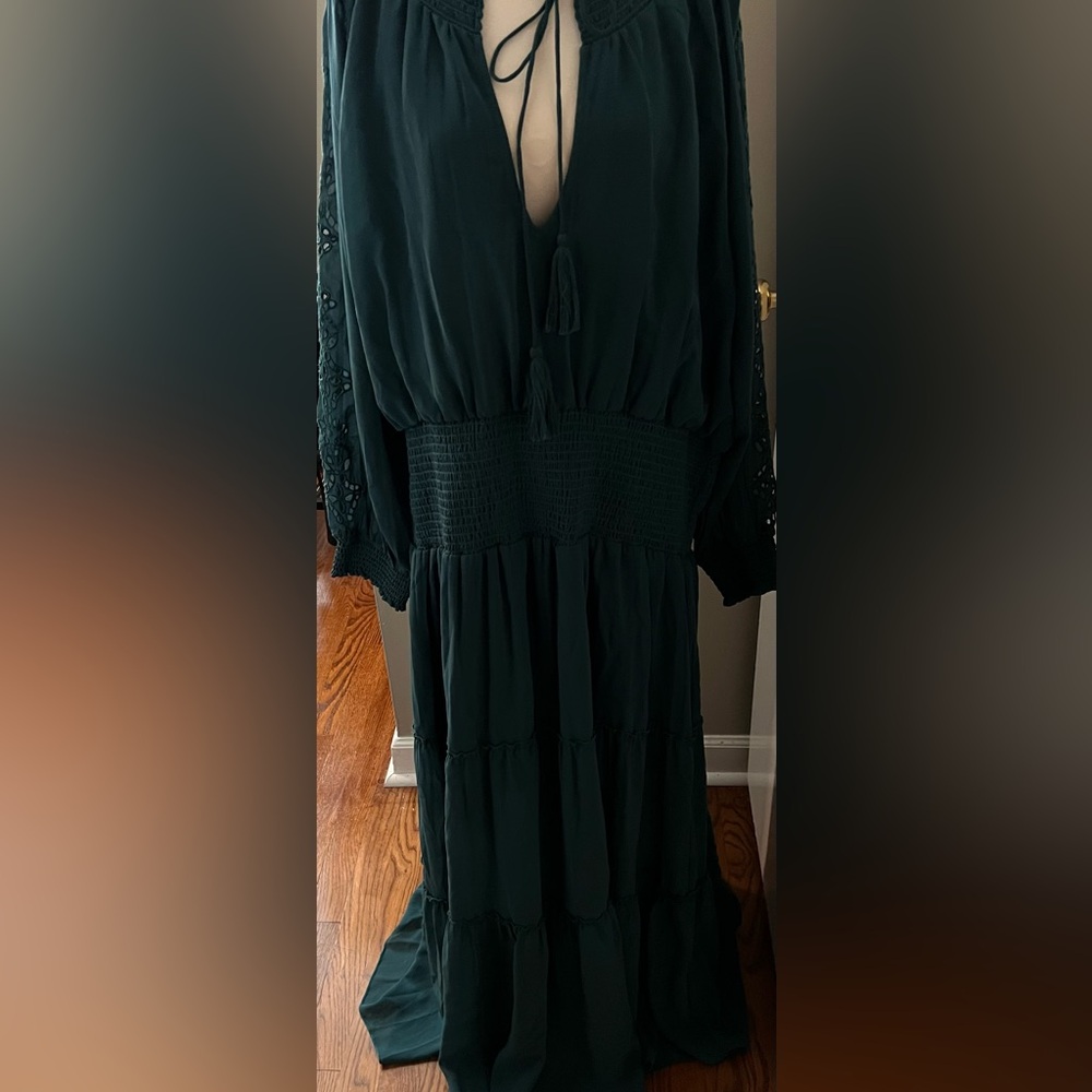 Elegant Teal Maxi Dress
